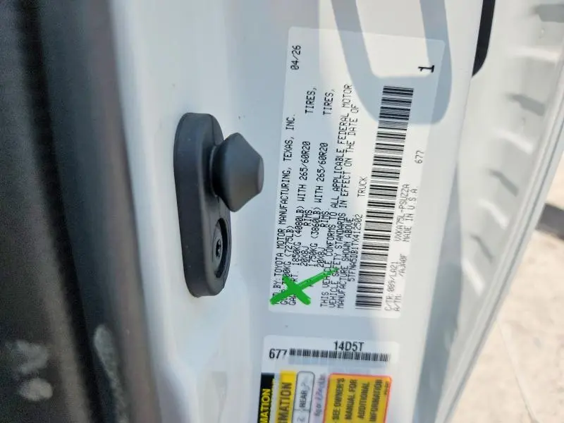2026 TOYOTA TUNDRA PLATINUM  