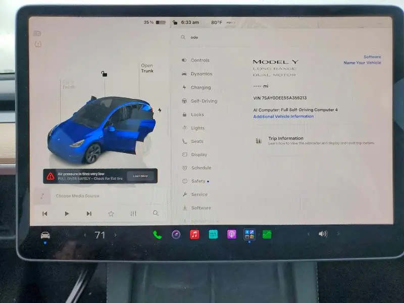 2025 TESLA MODEL Y   