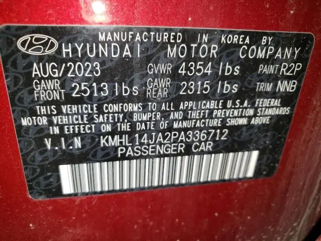2023 HYUNDAI SONATA SEL  