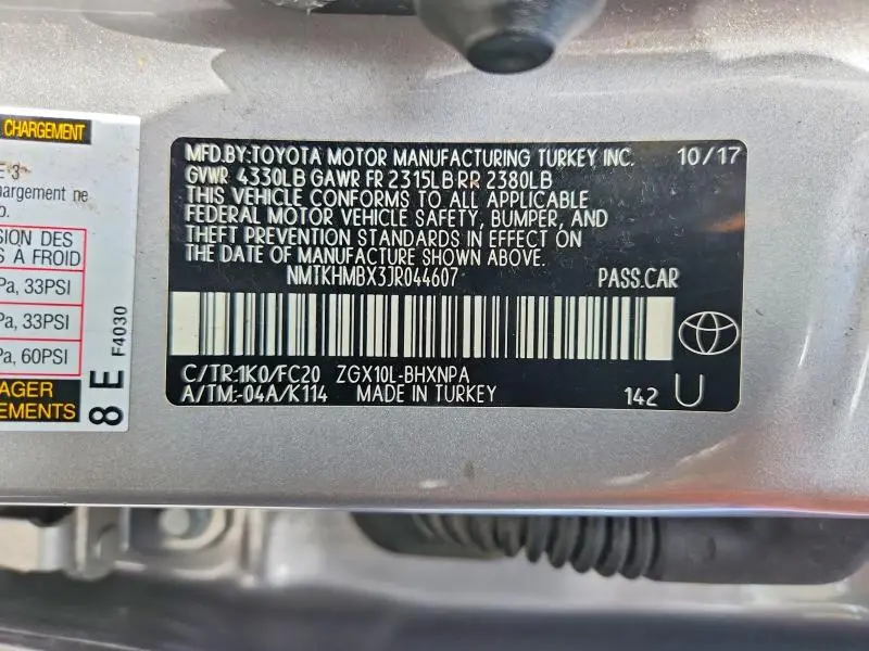 2018 TOYOTA C-HR XLE  