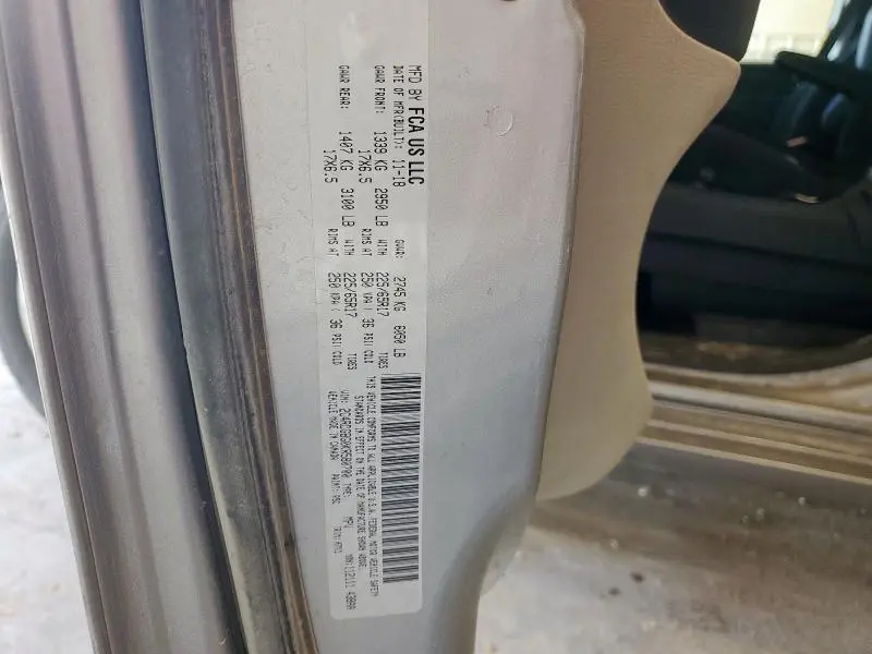 2019 DODGE GRAND CARAVAN SE  
