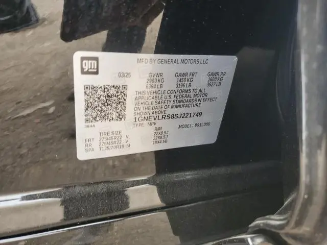 2025 CHEVROLET TRAVERSE RS  