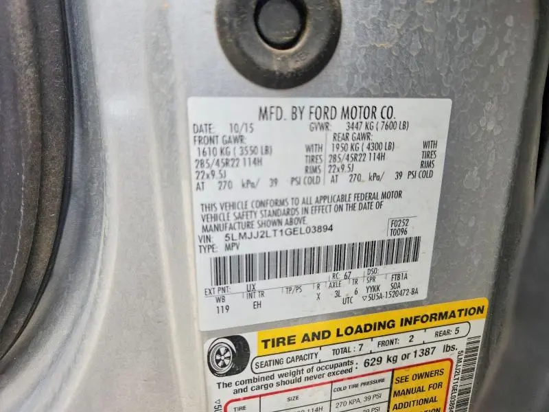 2016 LINCOLN NAVIGATOR RESERVE  