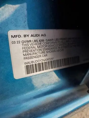 2022 AUDI A3 PREMIUM PLUS  