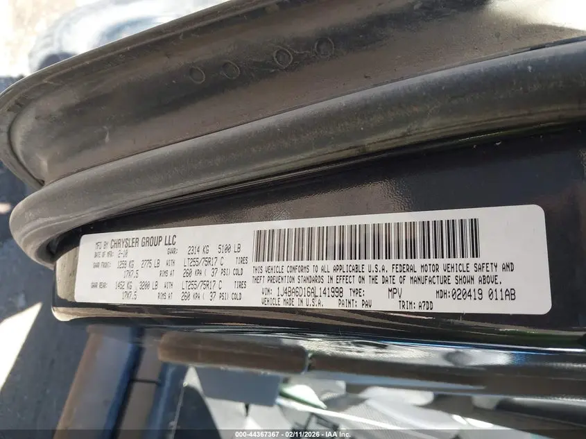 2010 JEEP WRANGLER RUBICON