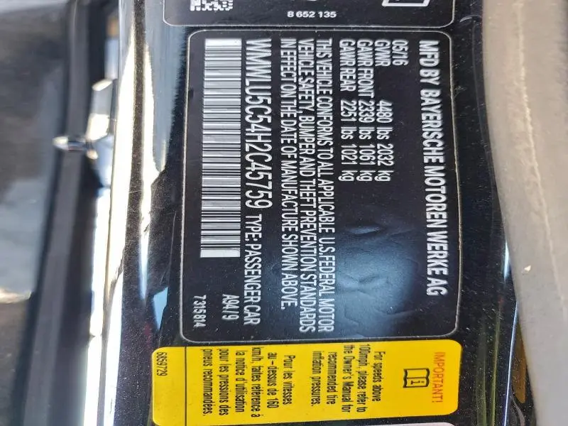 2017 MINI COOPER S CLUBMAN ALL4  