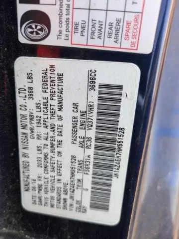 2017 NISSAN 370Z BASE  