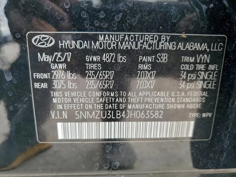 2018 HYUNDAI SANTA FE SPORT   