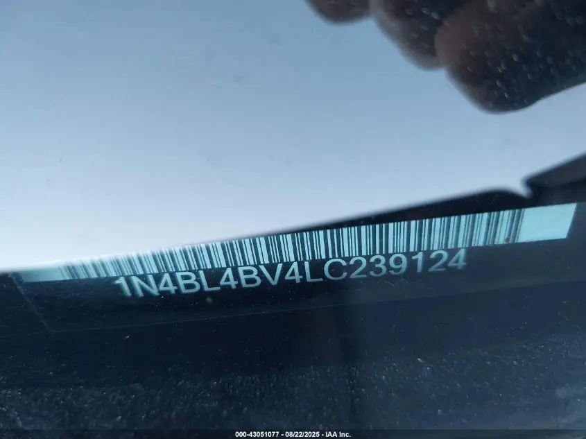 2020 NISSAN ALTIMA S FWD