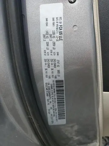 2017 CHRYSLER PACIFICA LIMITED  