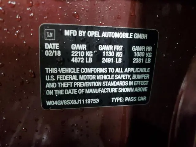 2018 BUICK REGAL TOURX ESSENCE  