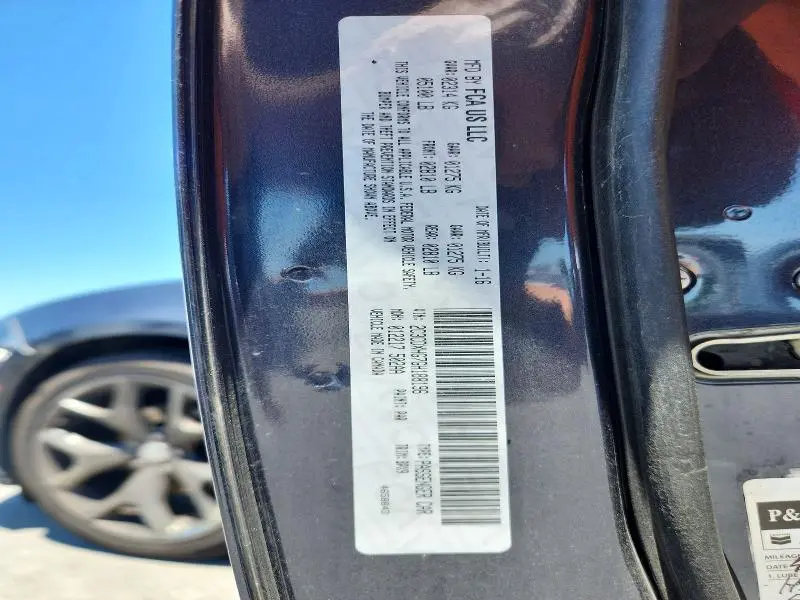 2016 DODGE CHARGER SXT  