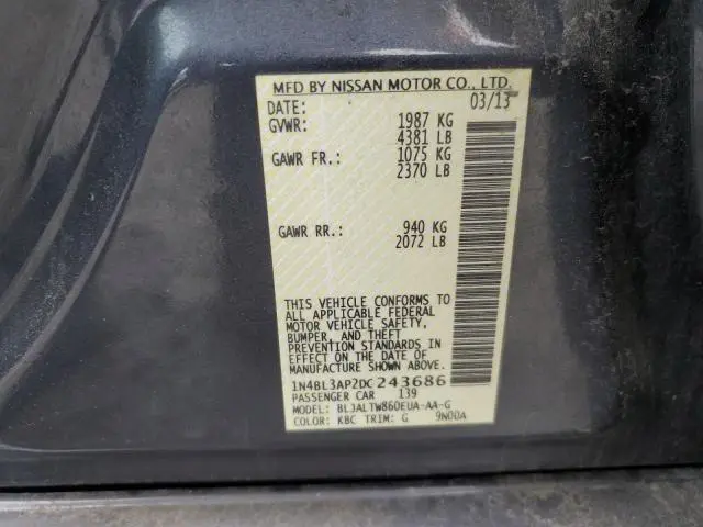 2013 NISSAN ALTIMA 3.5S  