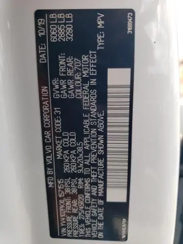 2020 VOLVO XC90 T5 MOMENTUM  