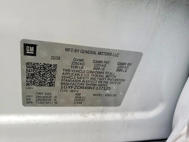 2019 CADILLAC XT4 PREMIUM LUXURY  