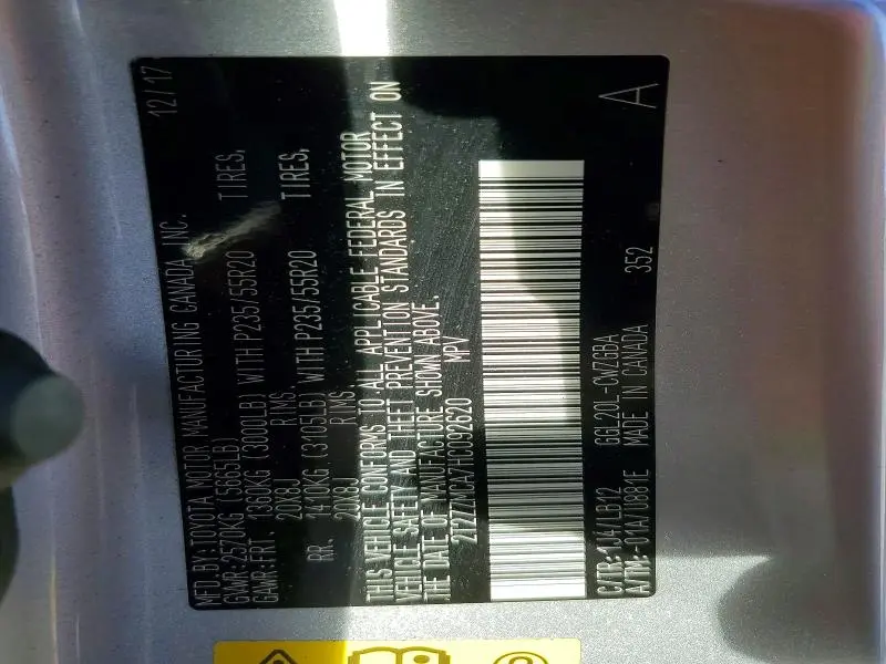 2017 LEXUS RX 350 BASE  