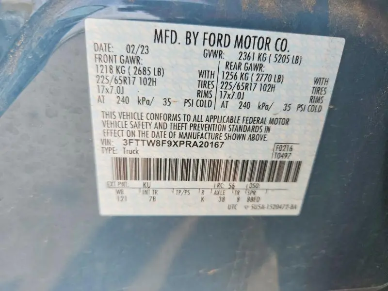 2023 FORD MAVERICK XL  