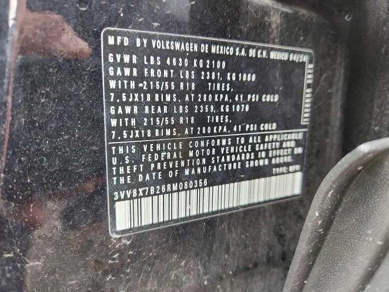 2024 VOLKSWAGEN TAOS S  