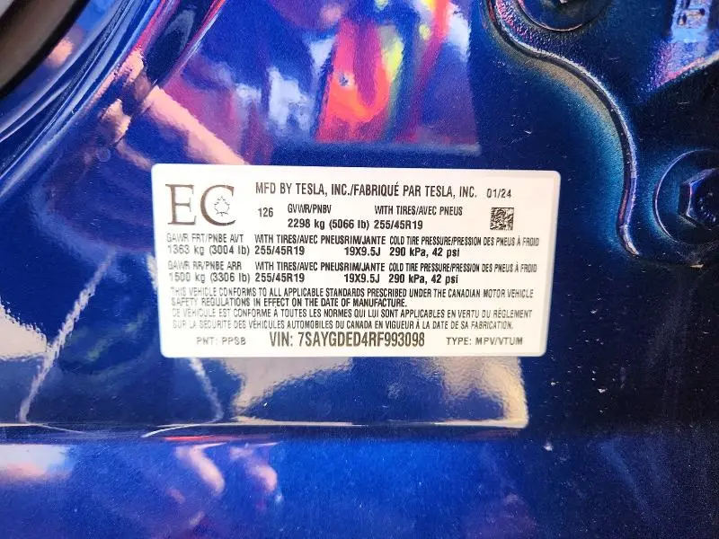 2024 TESLA MODEL Y   
