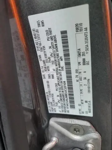 2014 FORD ESCAPE TITANIUM
