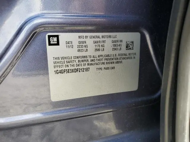 2013 BUICK LACROSSE PREMIUM  