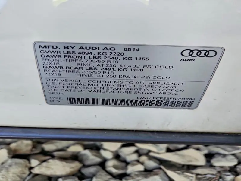 2015 AUDI Q3 PREMIUM PLUS  