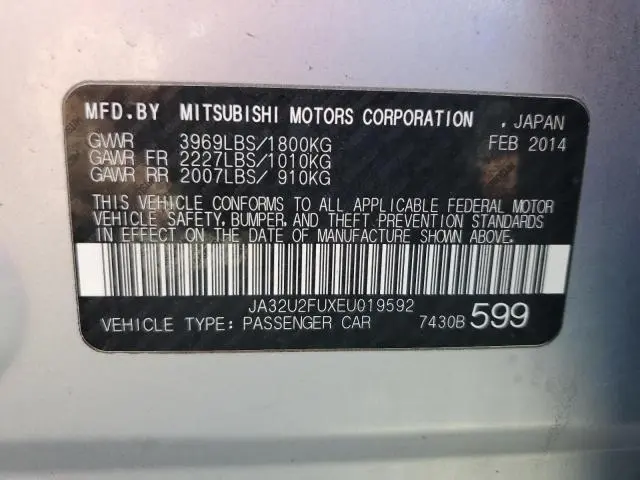 2014 MITSUBISHI LANCER ES/ES SPORT  