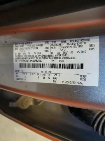 2019 FORD F250 SUPER DUTY  