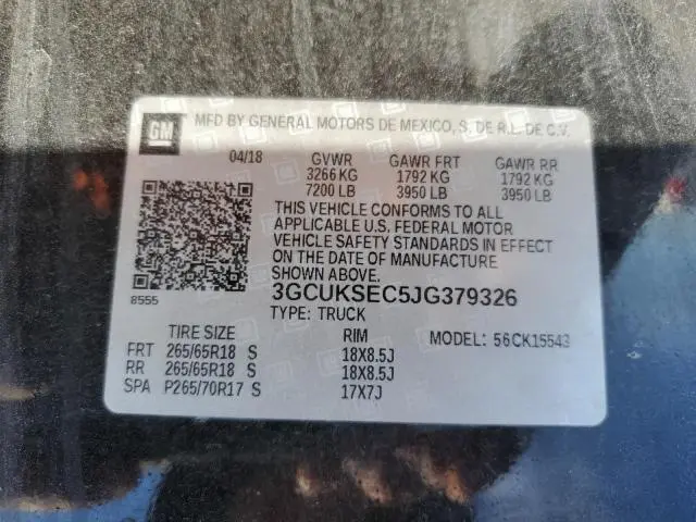 2018 CHEVROLET SILVERADO K1500 LTZ