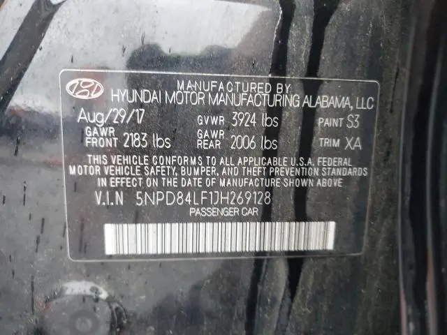 2018 HYUNDAI ELANTRA SEL