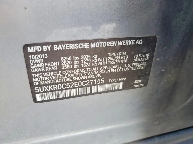 2014 BMW X5 XDRIVE35I  