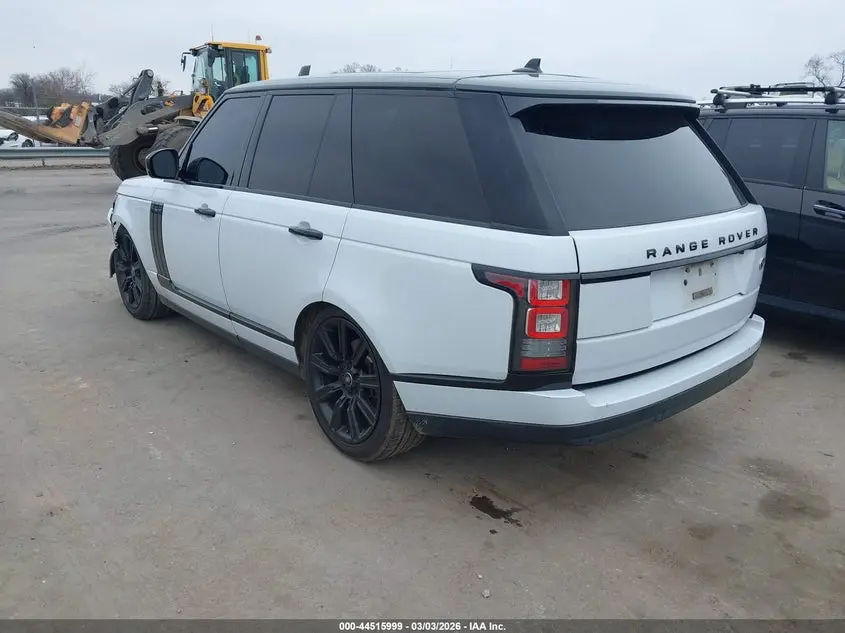 2016 LAND ROVER RANGE ROVER 3.0L V6 TURBOCHARGED DIESEL HSE TD6