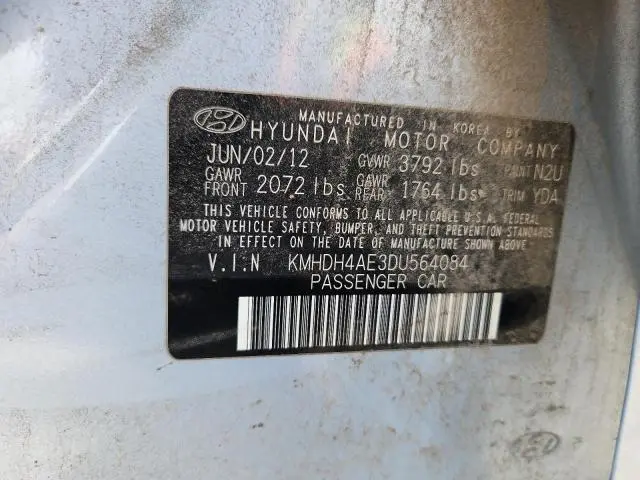 2013 HYUNDAI ELANTRA GLS  