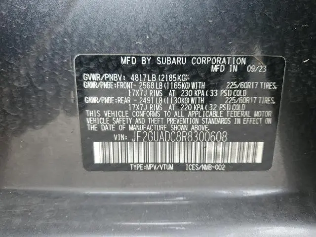 2024 SUBARU CROSSTREK PREMIUM  