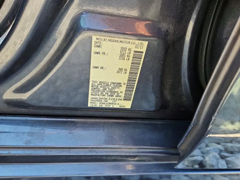 2013 NISSAN ALTIMA 2.5  