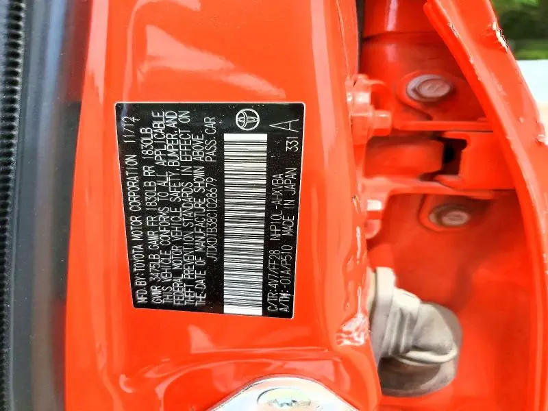 2012 TOYOTA PRIUS   