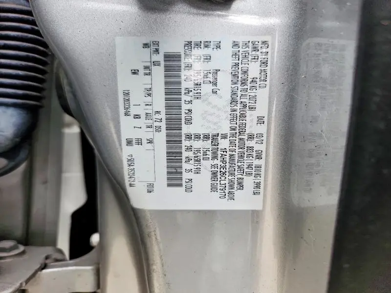 2012 FORD FOCUS S  