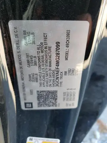 2021 CHEVROLET SILVERADO K1500  