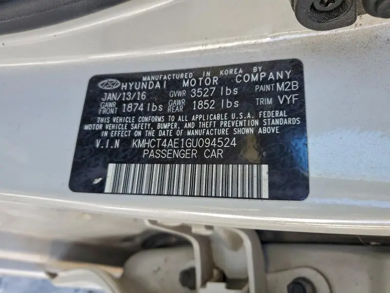 2016 HYUNDAI ACCENT SE  