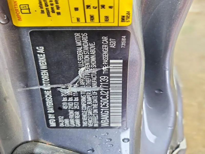 2012 BMW 335 I SULEV  