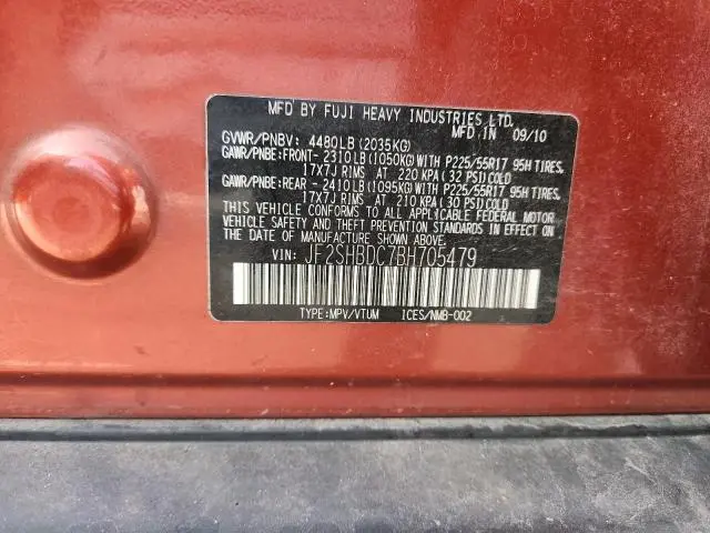 2011 SUBARU FORESTER 2.5X PREMIUM  