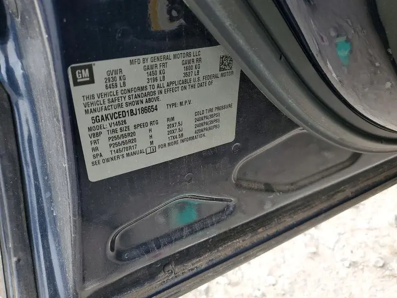 2011 BUICK ENCLAVE CXL  