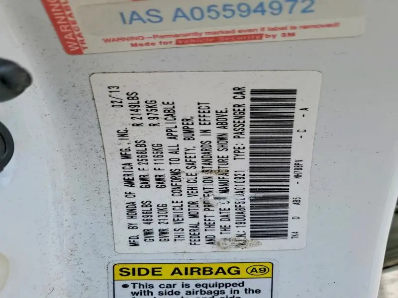 2013 ACURA TL TECH  