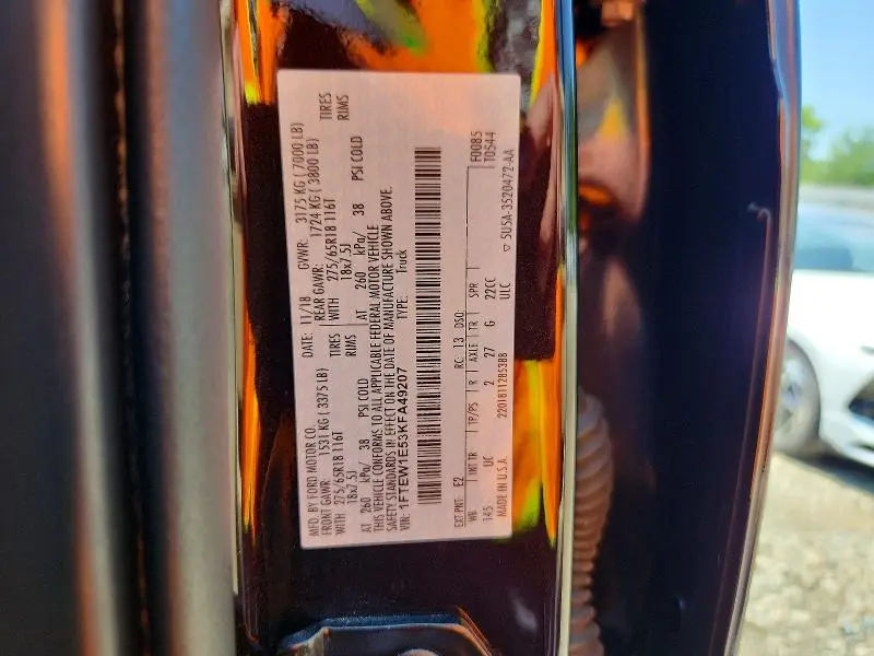 2019 FORD F150 SUPERCREW  