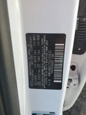 2025 HYUNDAI ELANTRA BLUE  