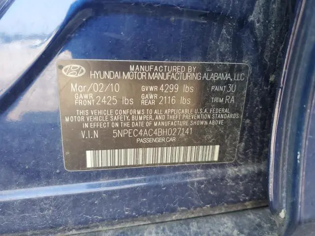 2011 HYUNDAI SONATA SE  