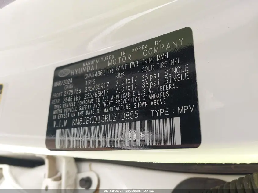 2024 HYUNDAI TUCSON HYBRID BLUE