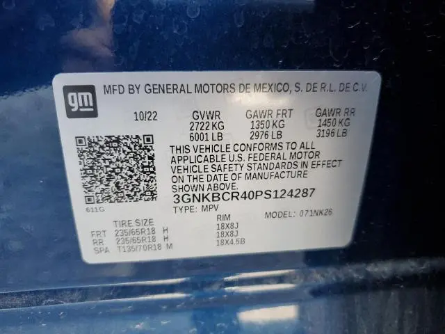 2023 CHEVROLET BLAZER 2LT