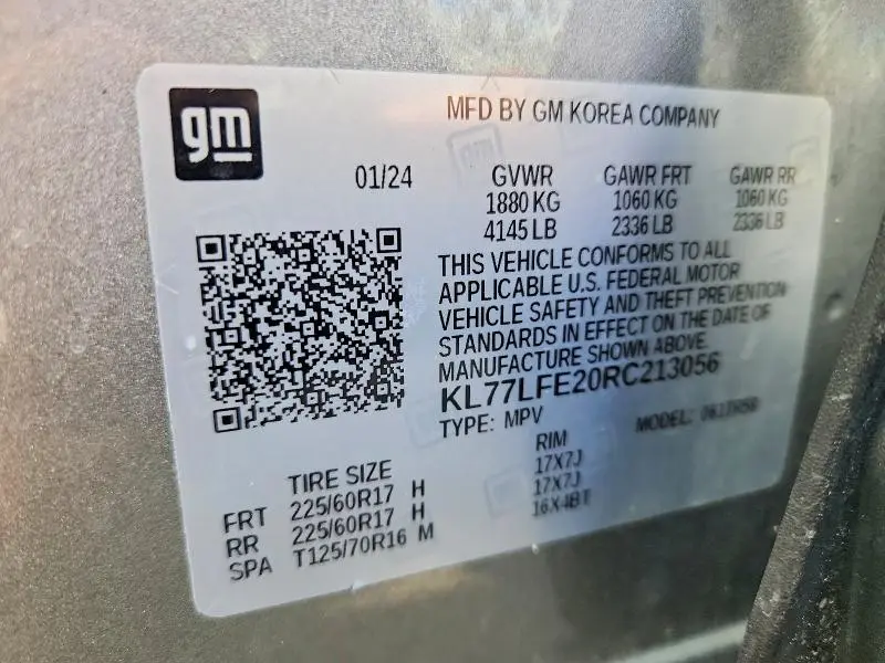 2024 CHEVROLET TRAX LS  