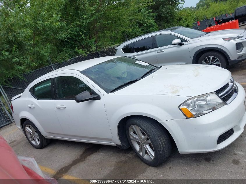 2013 DODGE AVENGER SE V6